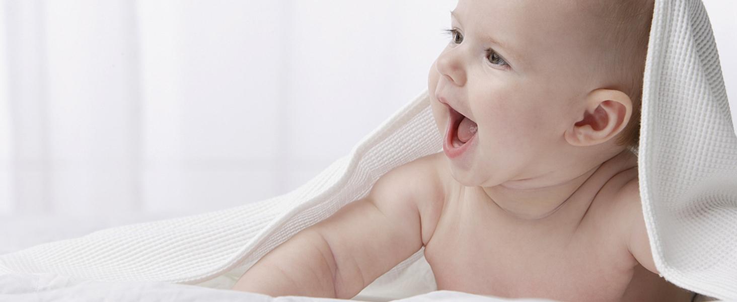 Queen Size Waterproof Mattress Protector Viscose Derived from Bamboo, Soft Mattress Cover Fitted with Deep 8"-21", Breathable Noiseless Mattress Pad, Machine Washable (White)