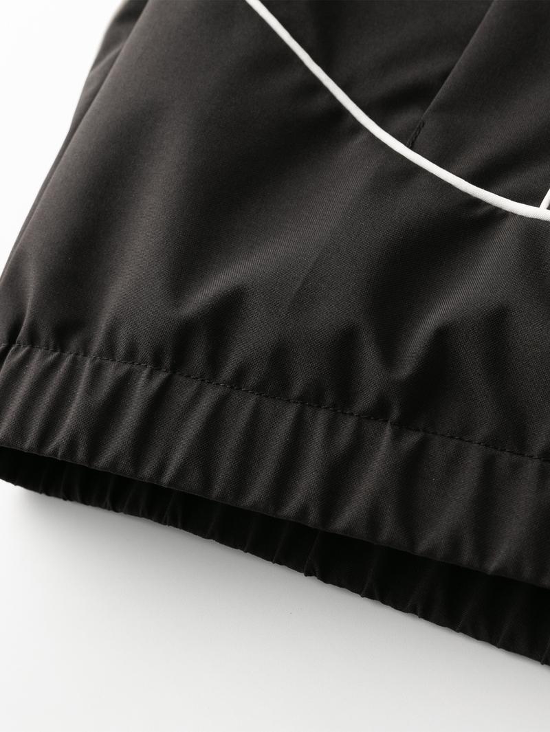 Men's solid color waterproof and windproof drawstring zipper hooded jacket, trendy striped print casual long-sleeved jacket with zipper pockets, suitable for outdoor activities, all year round. Men's solid color waterproof and windproof drawstring zipper hooded jacket, trendy striped print casual long-sleeved jacket with zipper pockets, suitable for outdoor activities, all year round.