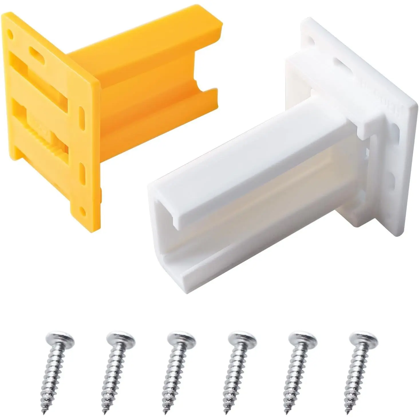 H305 Drawer Slide Socket Set,1" C Shaped Slide   Cabinet Hardware Support for RV Camper Drawer Rails