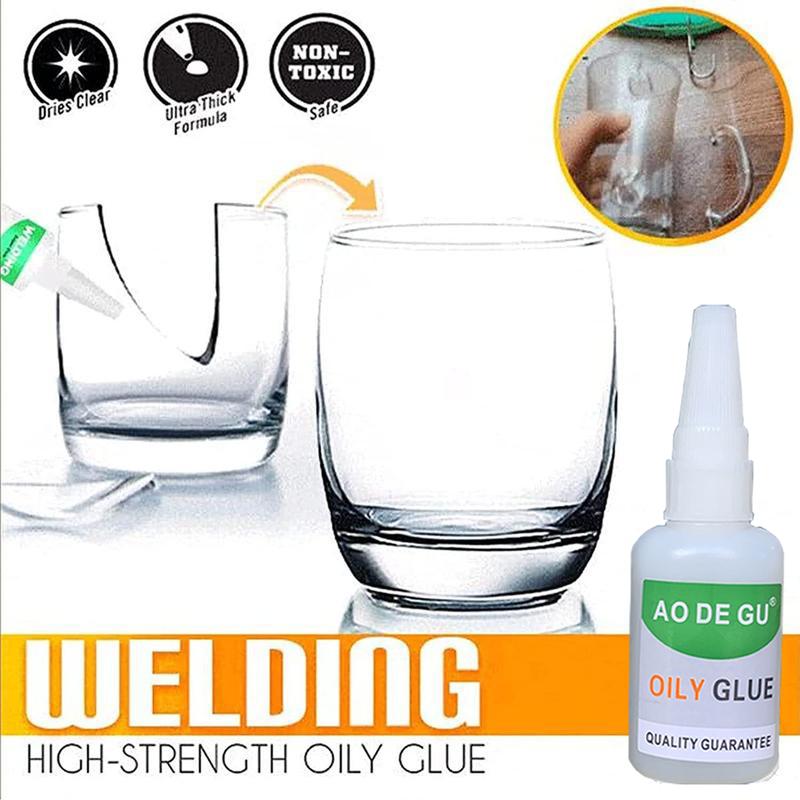 Strong Plastic Glue Fast Repair and Curing for Metals, Upgrade to Large Capacity Welding High Strength Oily Glue,Universal Super Glue,with Anti Clog Cap,Plastics,Strong Adhesive Waterproof Adhesive for Faux Leather,Metals,Wood,Plastics,Rubber
