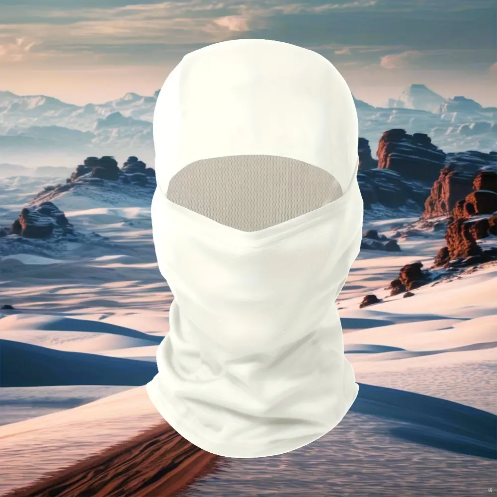 Balaclava Caps Breathable, Quick-Dry Full Face Mask, Lightweight Polyester Fabric, Camo Pattern, Multi-Use Headwear for Outdoor Activities