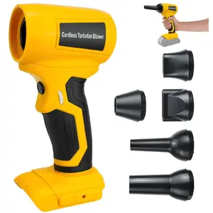Electric Cordless Turbine Fan Blower Yx-Tf05, Compatible with Dewalt 20v Battery, 13000rpm Handheld Jet Fan, Adjustable Wind Speed, Cleaning and Drying