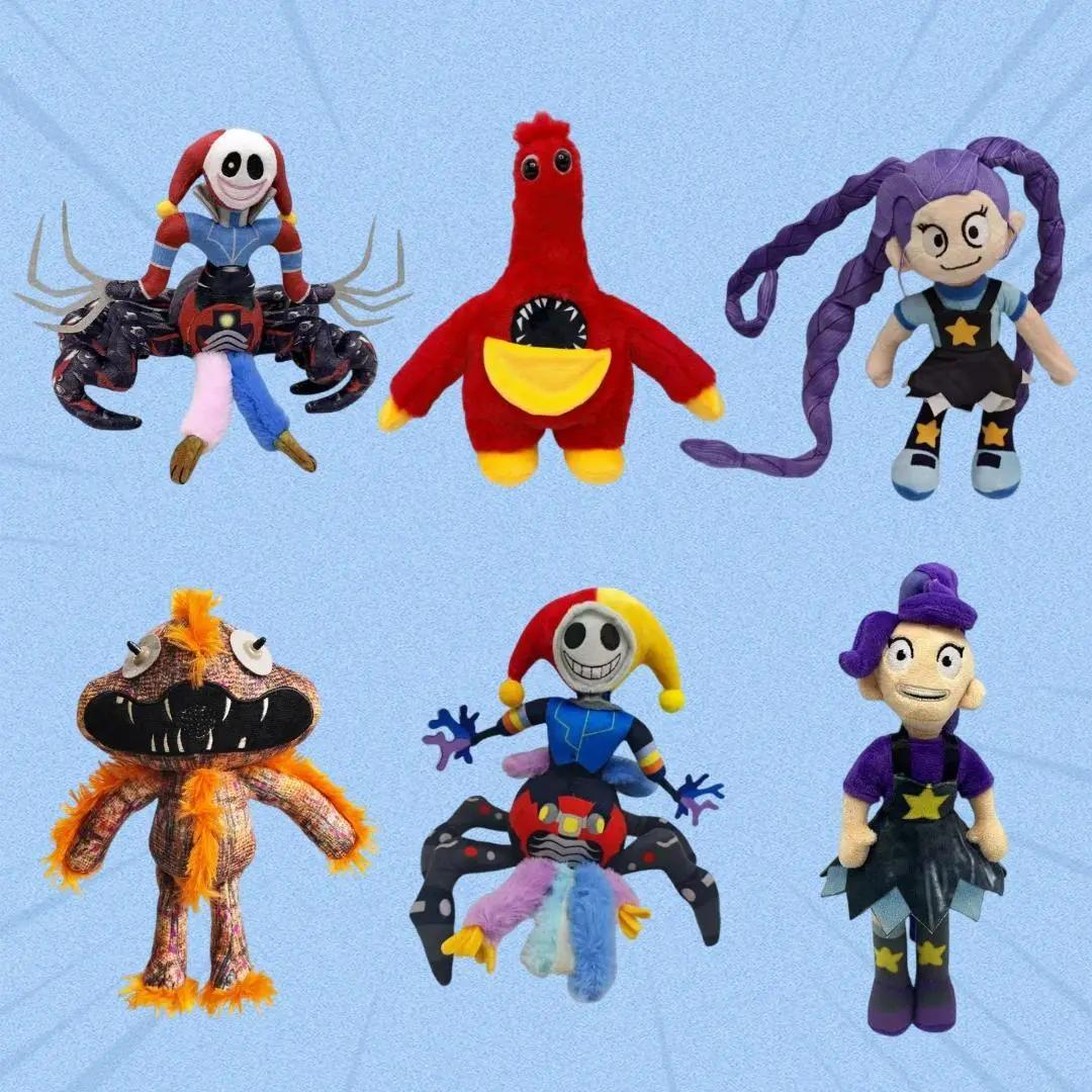 New Horror Game 5 Plush Prototype Purple Lily Lovebraids Plush Doll Chum Chompkins Anime Periphery Toy Christmas Halloween Gift