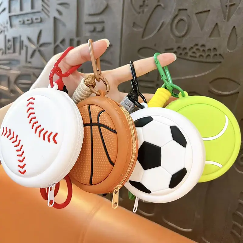 Handmade Playful Clip-On Bag or Keychain Accessory - Compact Organizer for Small Items, Easy-Carry Earphone Storage Pouch, Convenient Hanging Luggage & DIY Bag Accessory