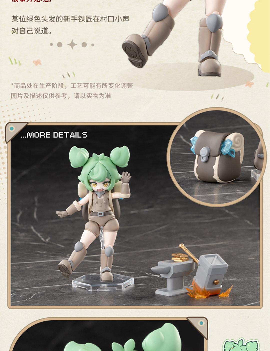 Pr Production Travel Account Of Different Worlds 03 Haley Smith Action Figure Q Edition Collectible Original Model Statue Gift