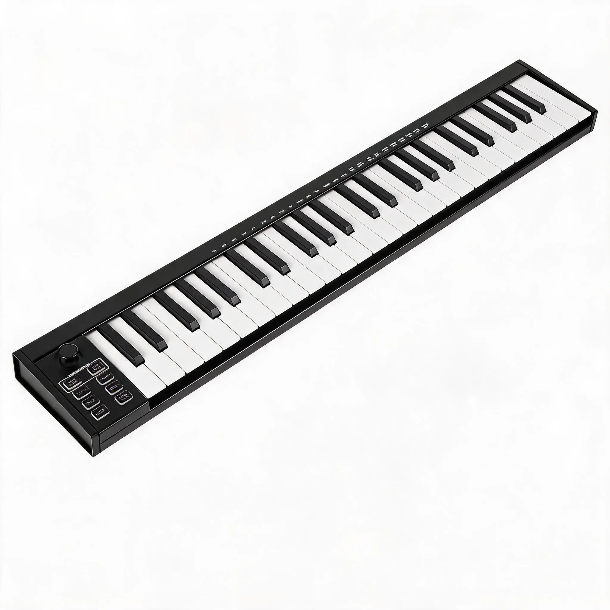 49-Key Portable USB MIDI Keyboard Controller - DAW Integration, Chord & Scale Modes, 8 Drum Pads, Arpeggiator, OLED Display - Complete Music Production Software Bundle for Home Studio