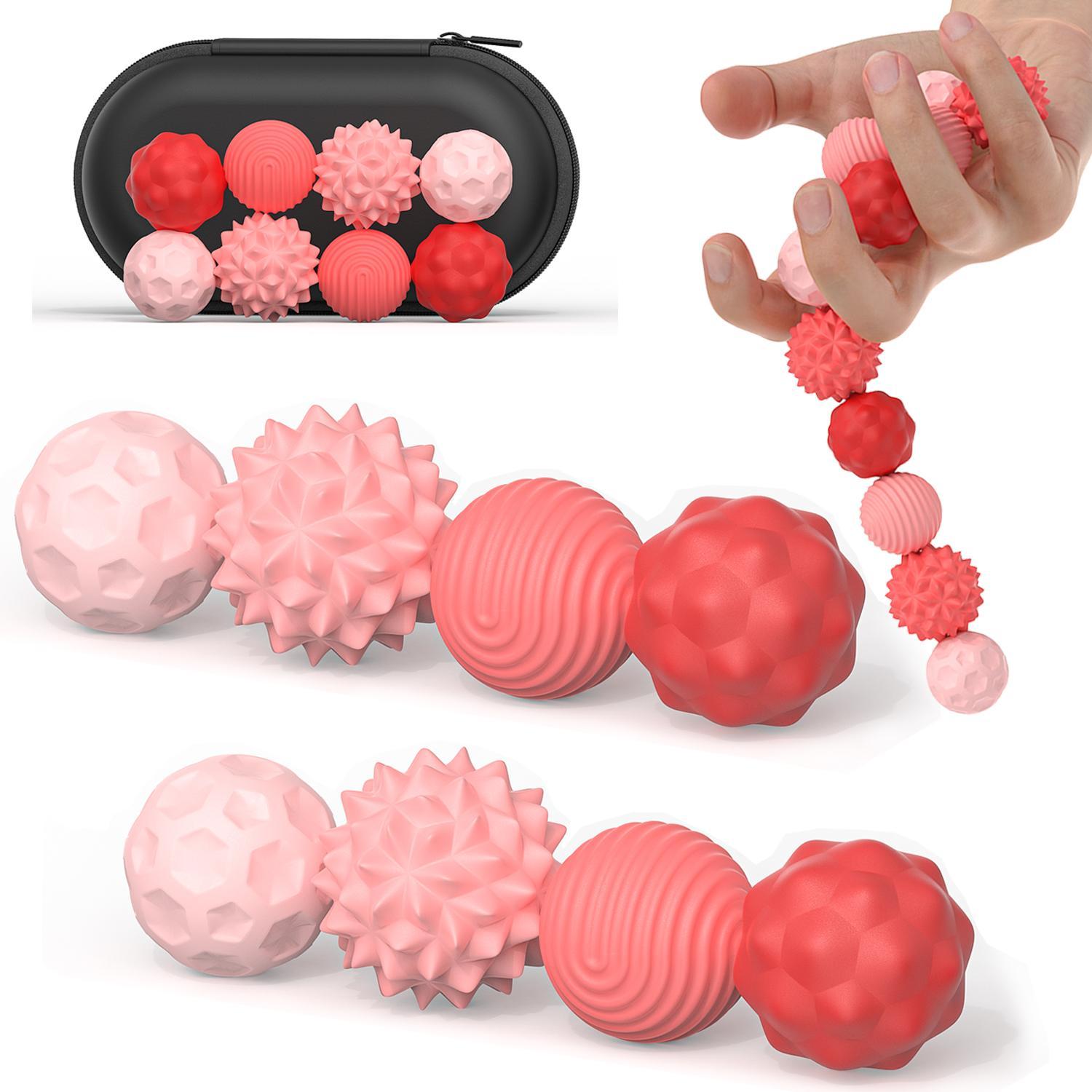 Fidget Ball Toy, 8 Counts Soft Squishy Silicone Decompression Squeeze Sensory Stress Relief Toys, Quiet Executive Desk Fidget Toys for Office, Fun Textured Ball, Travel Toys, Perfect Gift #GLOBAL PICKS Fidget Ball Toy, 8 Counts Soft Squishy Silicone Decompression Squeeze Sensory Stress Relief Toys, Quiet Executive Desk Fidget Toys for Office, Fun Textured Ball, Travel Toys, Perfect Gift #GLOBAL PICKS