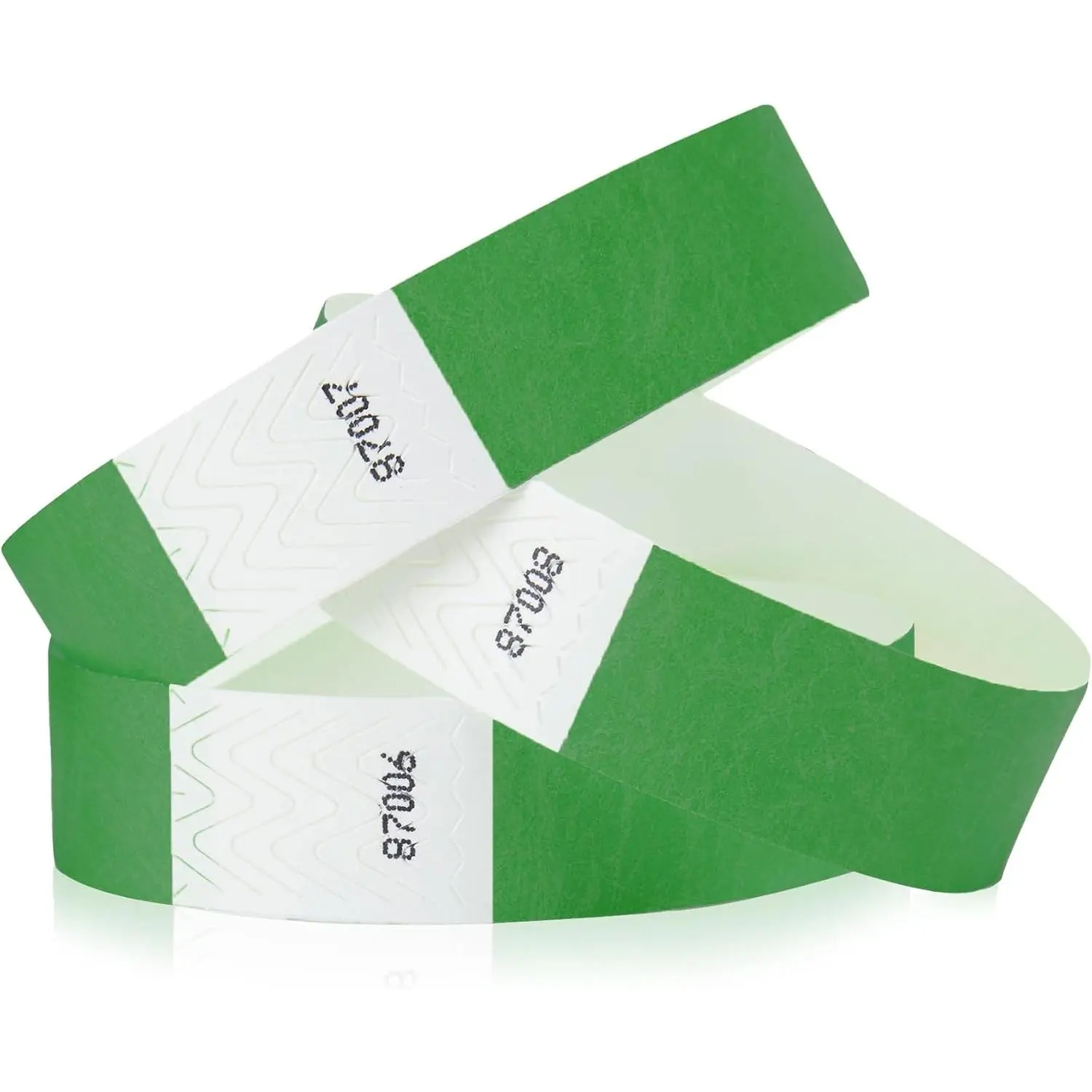 500 Kelly Green Tyvek Wristbands for Events - Tamper-Proof, Water & Tear Resistant, Comfortable - USA Made ID Bracelets for Concerts, Parties, Security & VIP Admission