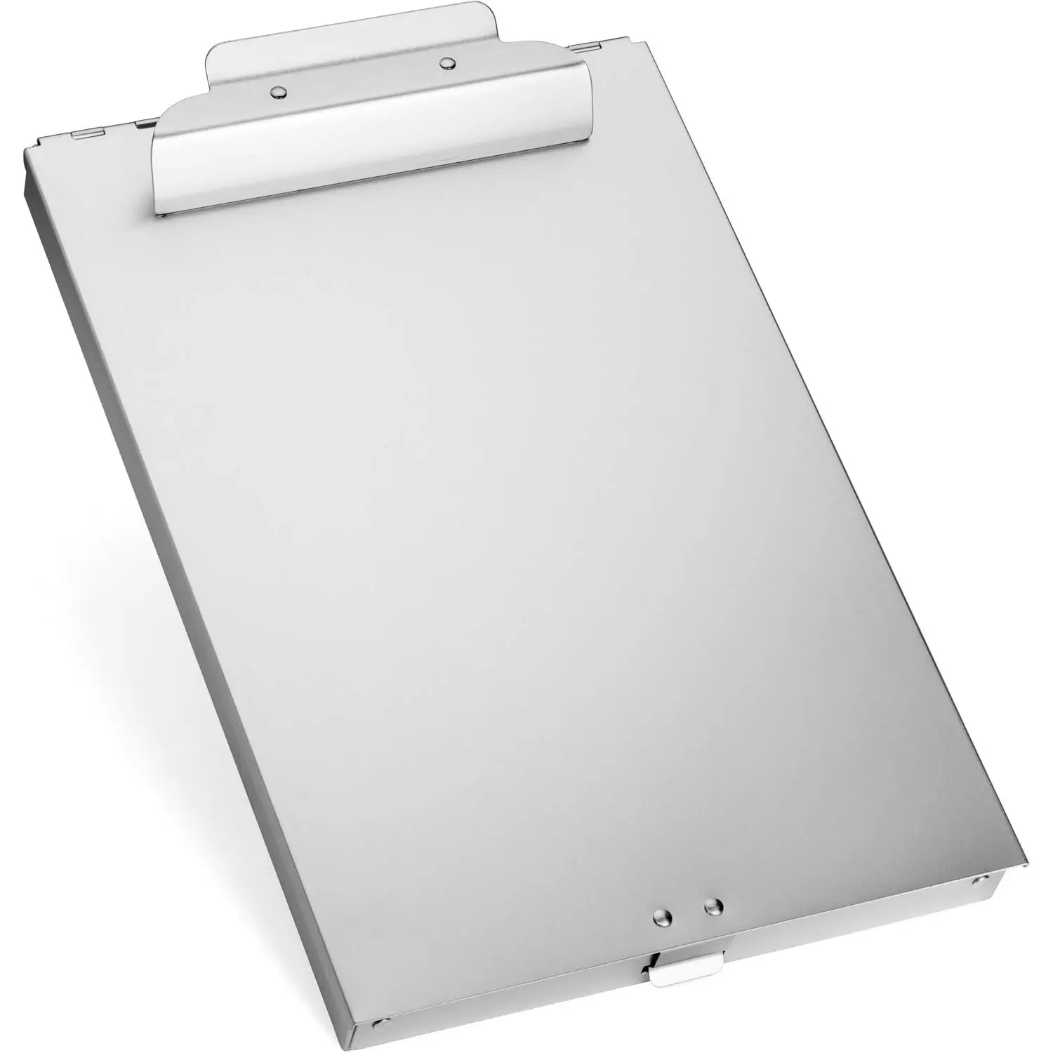 Storage Clipboard, 1 Compartment, Large Heavy Duty Clip for Letter Paper,  for Office, Jobsite or Classroom | holds 100+ letter sheets, storage compartment, self locking latch,  metal clipboard, for jobsite and office