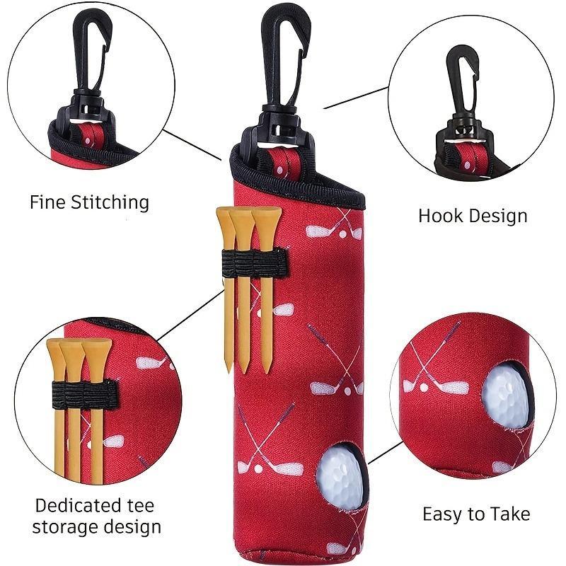 Christmas Golf Gear Storage Bag, 1 Count Durable Diving Fabric Golf Club Storage Bag, Compact & Portable Golf Accessories for Outdoor