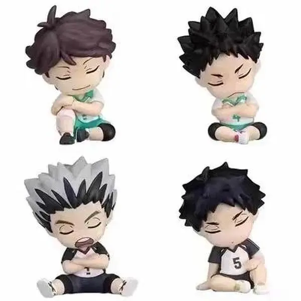 Haikyuu Sleep Style iwaizumi hajime Akaashi Keiji Oikawa Tooru Kotaro Bokuto Genuine Action Figure Gacha Toy