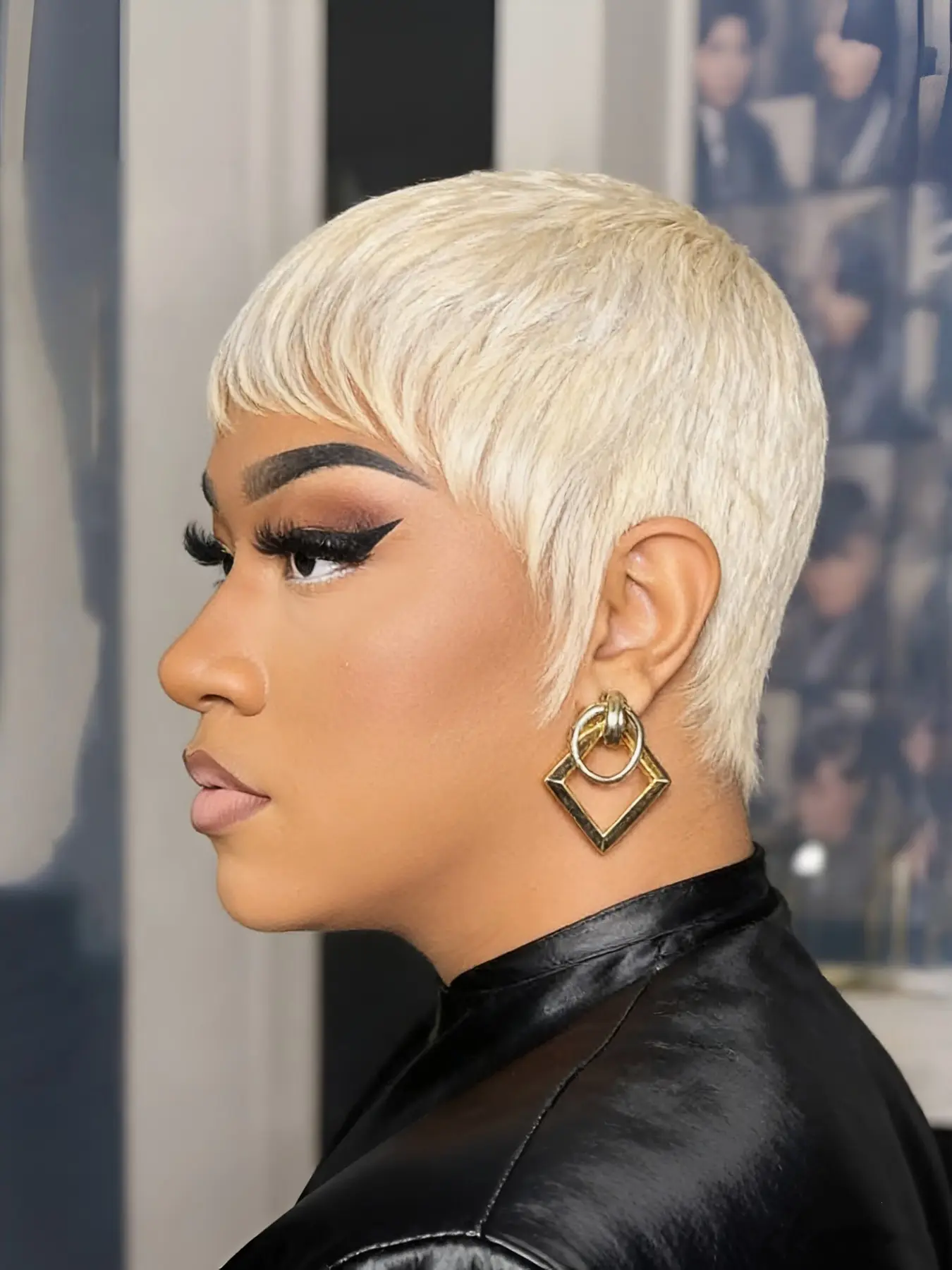 pixie cut 613 blonde human hair wig short straight human hair wig machine made pixie wig daily party use human hair wig for women stylish gift wig
