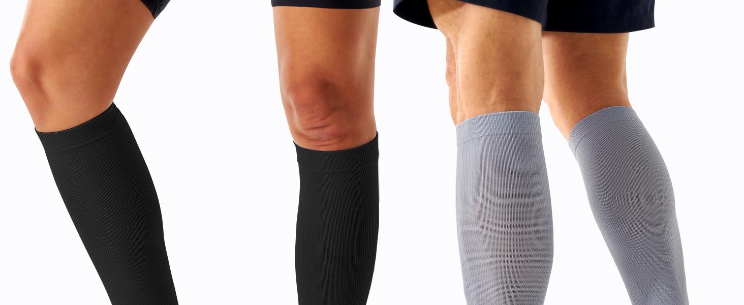 Compression Socks for Women & Men (3 pairs) - Best Support for Nurses, Running, Hiking, Recovery & Flight Socks