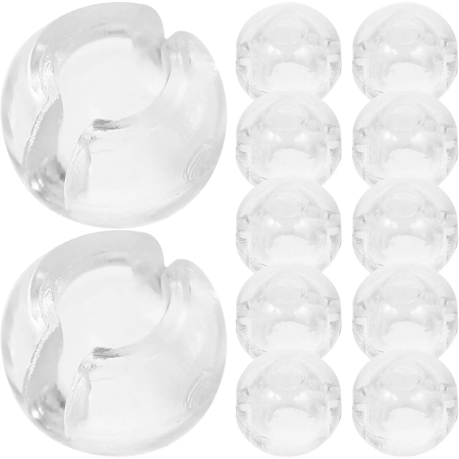 36 count Blind Bead Chain Stoppers, Curtain Chain Fixers, Blind Accessories Crimpers for 4mm/0.15inch Beads