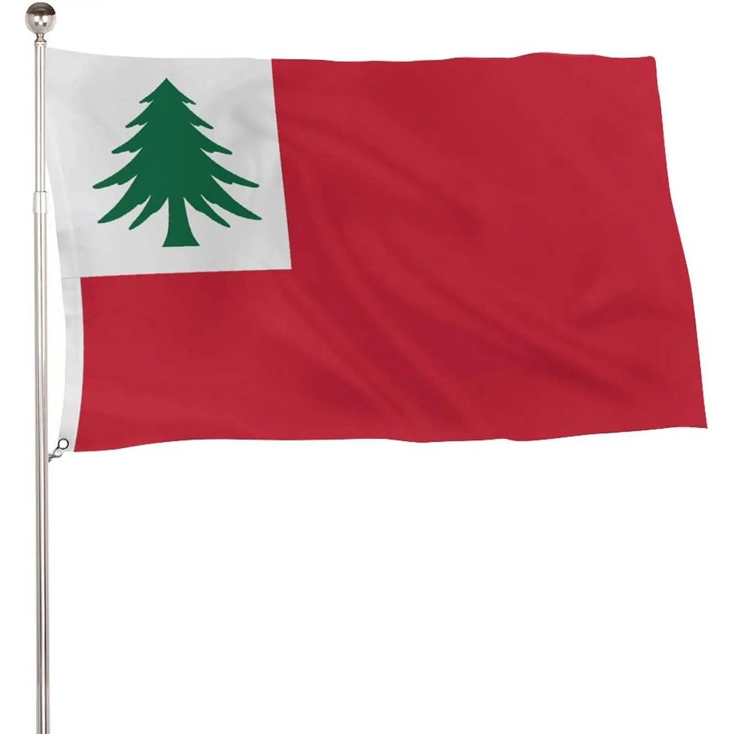Ensign of New England Flag 115D Polyester 5x3 Ft with 2 Metal Eyelets