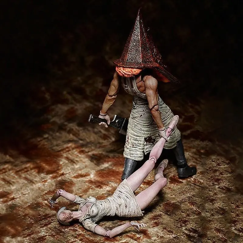 Sp Silent Hill 061 Bubble Head Nurse Figurine, Adjustable Triangle Head Design, Collectible Action Figure, Unisex Toy