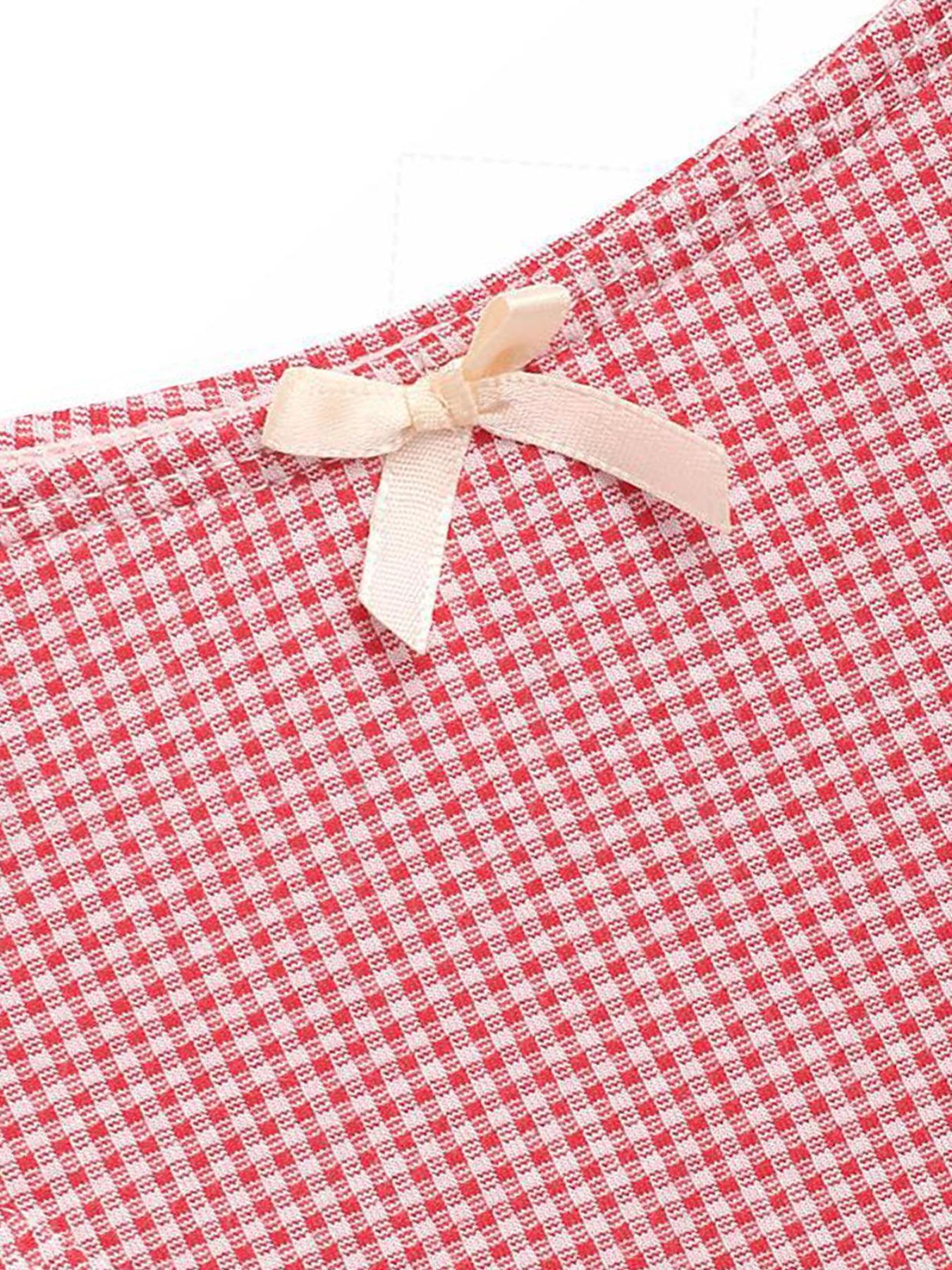 Cute Gingham Ruffle Cami Tankini Set 🎀 Coquette Aesthetic Two Piece Swimsuit with Bow Details | Retro Plaid Bathing Suit for Women | Summer 2026 Beachwear Vacation Outfit Summer Vacation Aesthetic High Cut