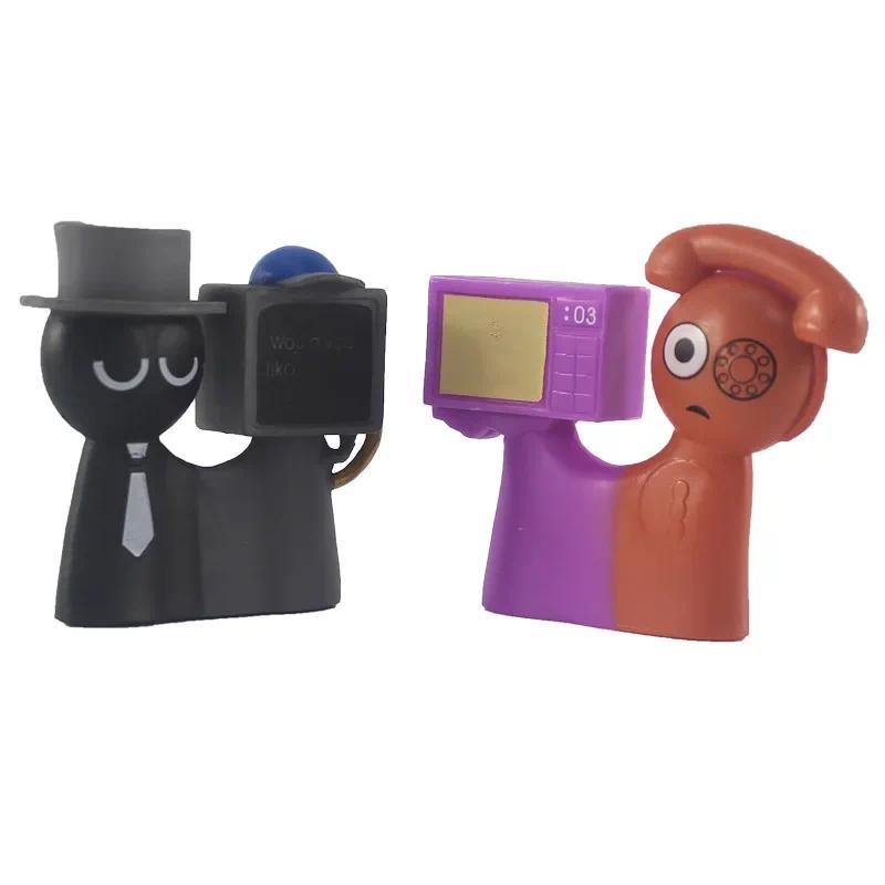 12pcs Game Sprunki Incredi Action Figure Sprunky Figurines Pvc Collection Model Doll Toy for Kid Birthday Gifts Toys 2025