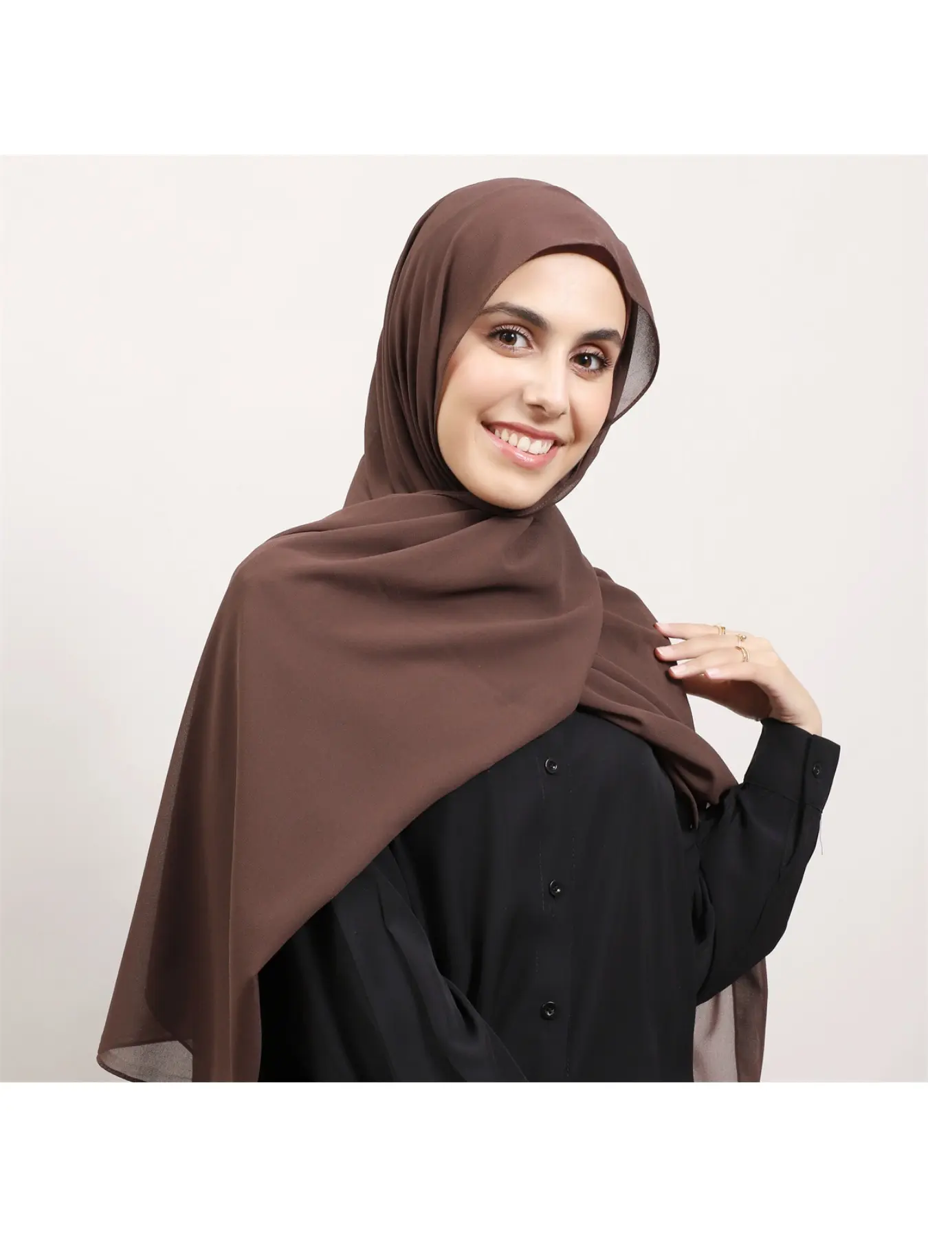 Solid Color Elastic Long Scarf with Magnetic Buckle, Integrated Tube Hat Headscarf, Minimalist Dual-purpose Headband Neck Wrap for Daily Wear Hijabs