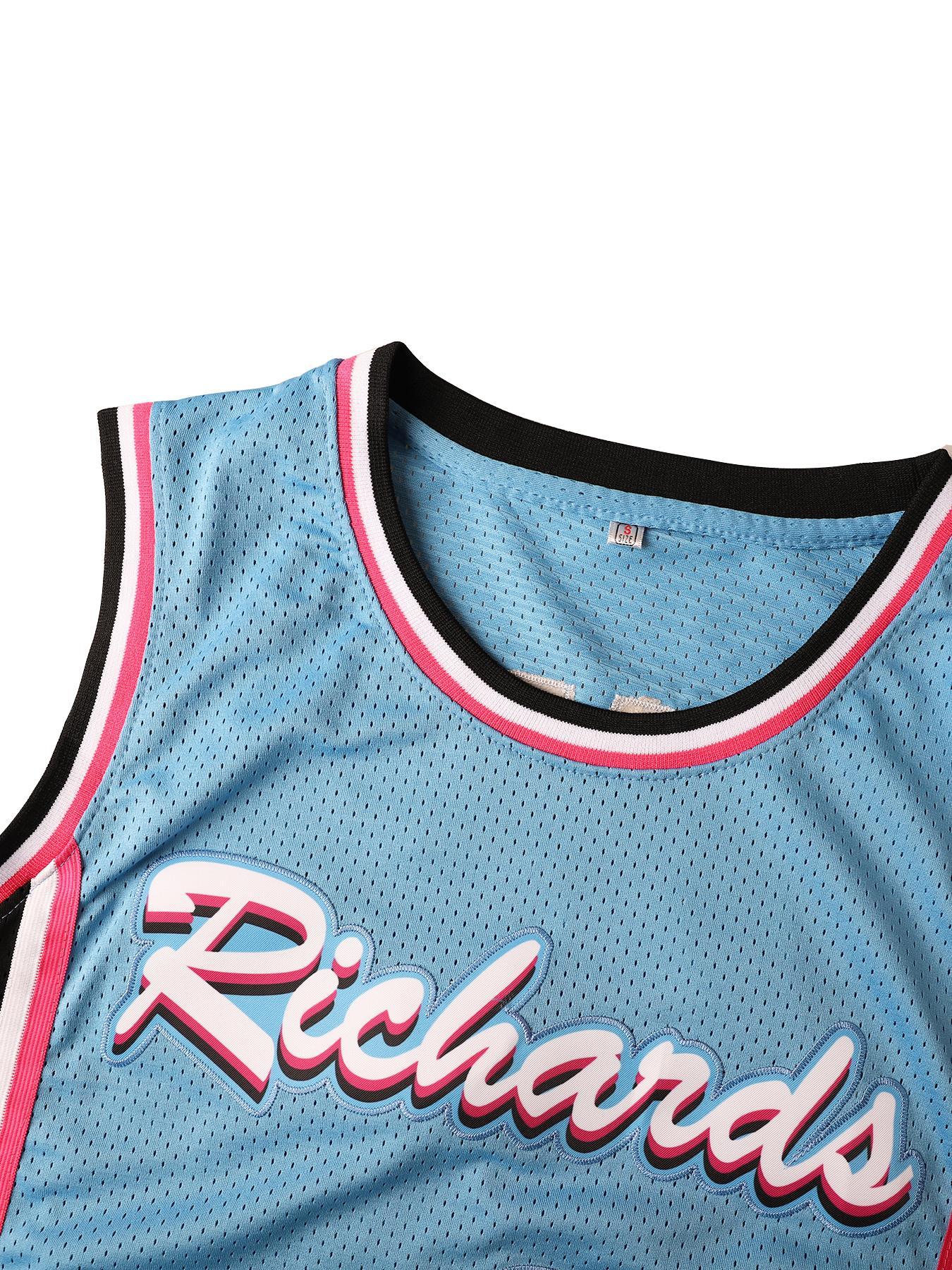 Men's #25 Letter Embroidery Basketball Jersey, Breathable Basketball Vest, Basketball & Football Jerseys for Men, Sports Clothing for Indoor Outdoor Wear