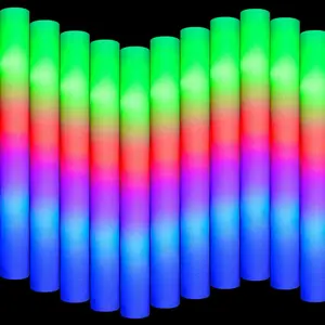 70PCS Foam Light Up Sticks, Glow in the Dark Party Supplies with 3 Colorful Flashing Modes, LED Foam Glow Sticks Bulk for Wedding, Concert, New Year, Halloween, Christmas, Raves, Birthdayfidget toys