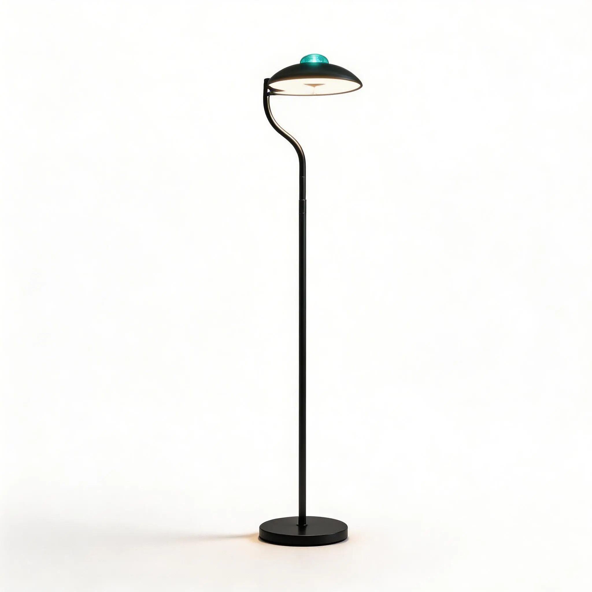 3-in-1 LED Floor Lamp with 350° Rotating Head, Magnetic Remote, RGB Color Changing Light, Star Projector & Water Ripple Effects, Flexible Neck, Timer Function for Bedroom, Living Room and Office
