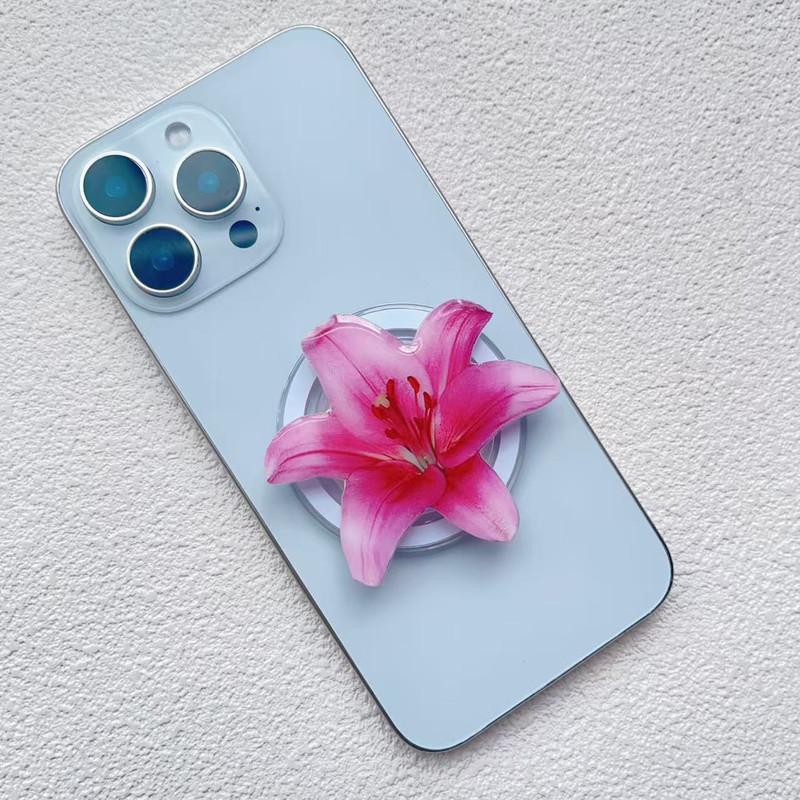 Orchid Acrylic Drop Glue  Phone Stand Desktop Folding Portable Huilan Phone Stand HN122