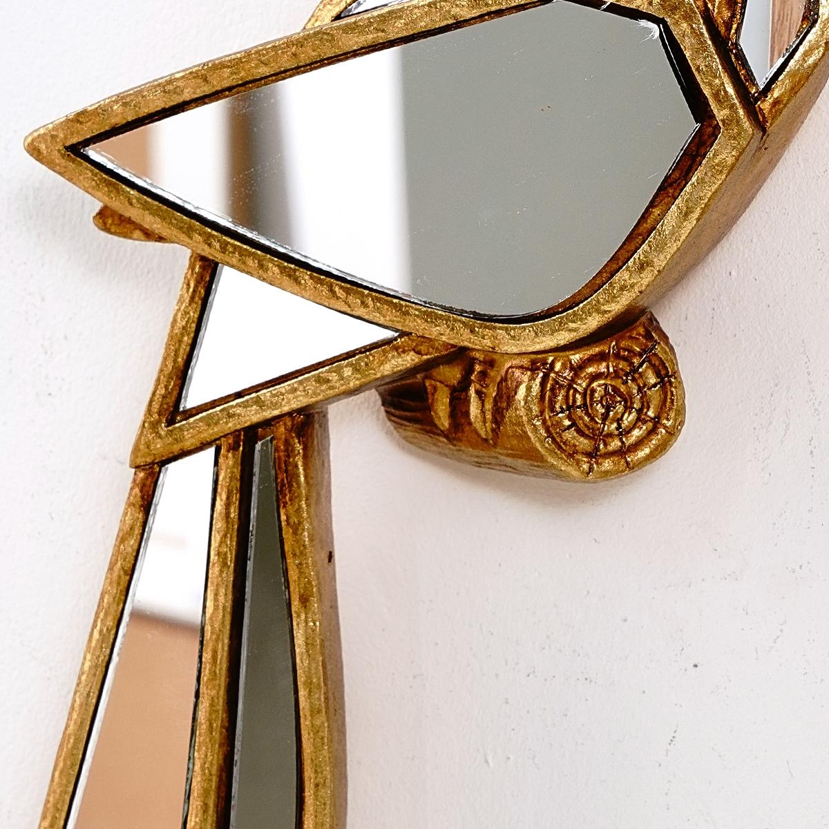 Resin Bird Wall Hanging Decor, Wall Ornaments, Creative Home Decoration Craft, Mirror Surface Design, Perfect Gift for Animal Lovers