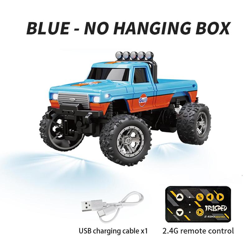 1:64 Alloy Mini RC Off-Road Vehicle, High-Speed 3-Mode Monster Truck with Constant Cruise & Buffer Chassis, 2.4G Hobby-Grade Remote Control Toy Gift for Kids 1:64 Alloy Mini RC Off-Road Vehicle, High-Speed 3-Mode Monster Truck with Constant Cruise & Buffer Chassis, 2.4G Hobby-Grade Remote Control Toy Gift for Kids