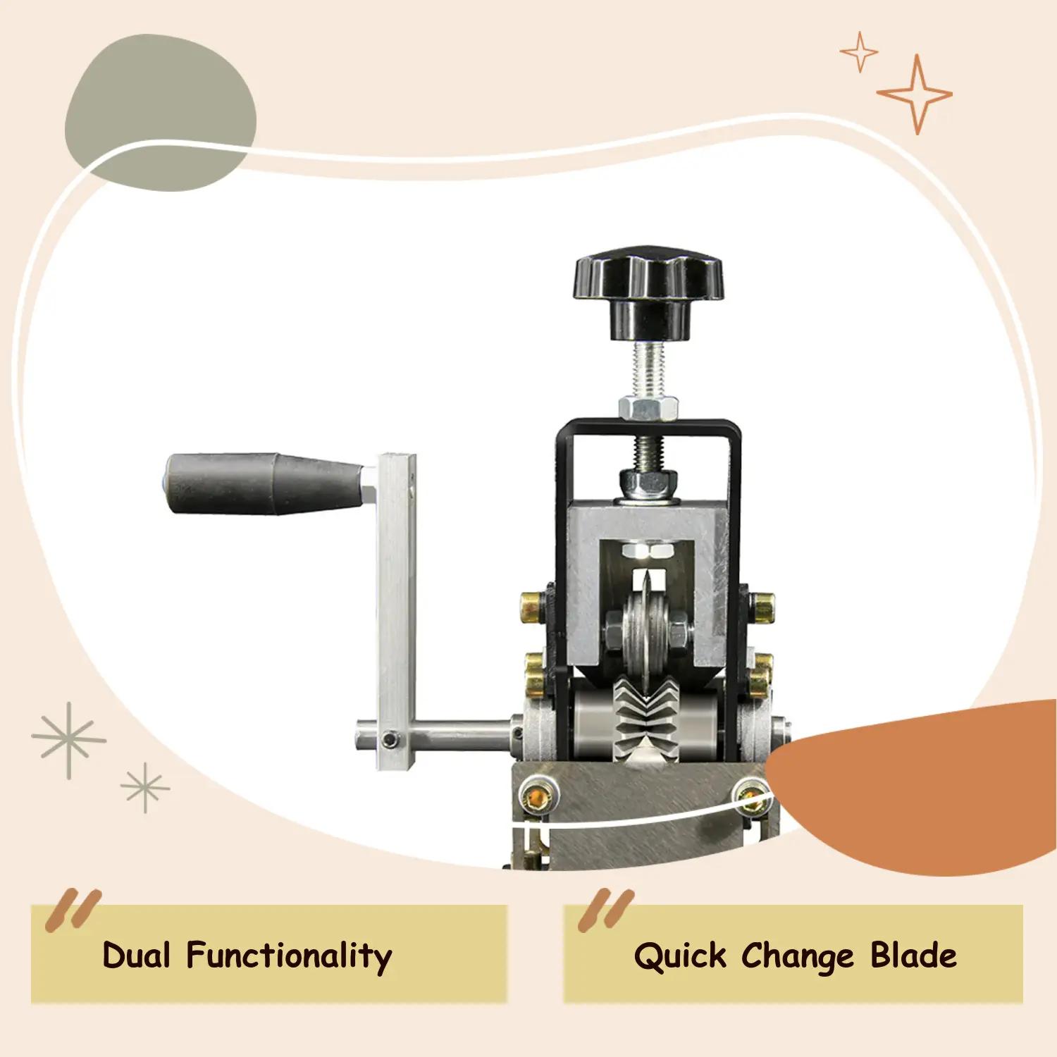 Manual & Electric Drill Operable Wire Stripping Machine, Quick-change Blade Wire Stripping Machine, Heavy Duty Specialty Hand Tools for Scrap Cable Removal, Cutting Hardware