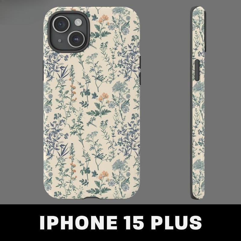 Vintage Botanical - IPhone Case|   Floral|   Cover Suitable for IPhone17 16 15 14 13 12 SE Max Pro