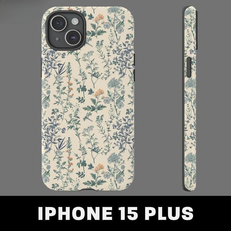 Vintage Botanical - IPhone Case|   Floral|   Cover Suitable for IPhone17 16 15 14 13 12 SE Max Pro
