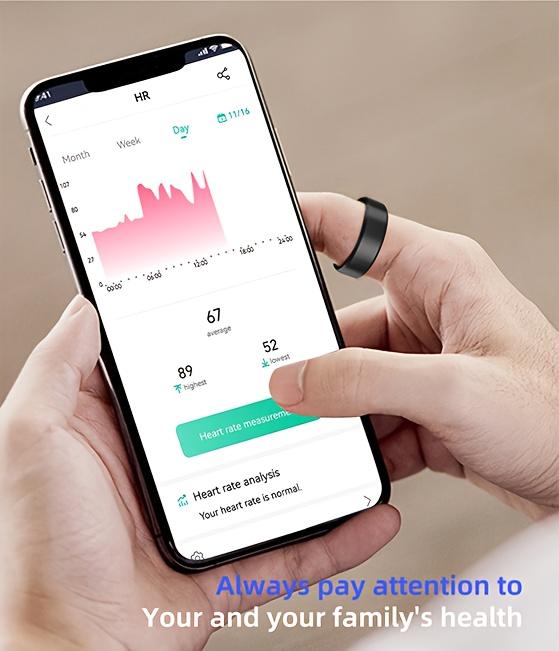 2026 New Smart Rings for Men Women, Fitness Ring with Steps, Calories, Sleep Tracking, Heart Activity Tracking and Distance Monitoring, Health Ring for iPhone and Android - Gifts for Family and Friends ultrahuman