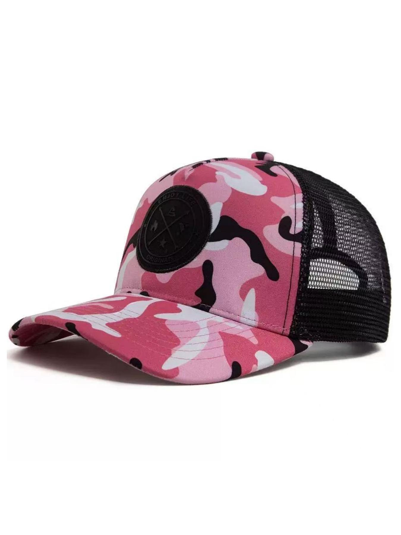 Unisex Street Style Random Pattern Baseball Cap, Casual Trendy Colorblock Baseball Cap, Fashionable Hat for Outdoor Sports for Men & Women