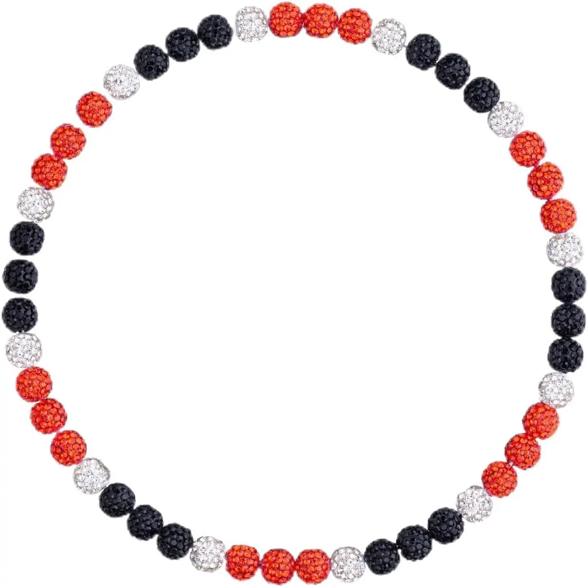 Baseball Necklace Beaded Chains for Men, Bling Ice 16in/18in/20in Baseball Gifts Stuff Men Jewelry, Rhinestone Discoball Circle Accessories Drip Necklace Baseball Gifts for Men Team Lovers