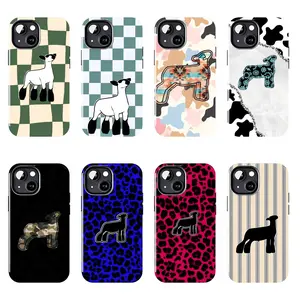 Cowboy Lamb Western Phone Case Suitable for iPhone 17-11 Pro Max/Plus and  Samsung Galaxy S23-25
