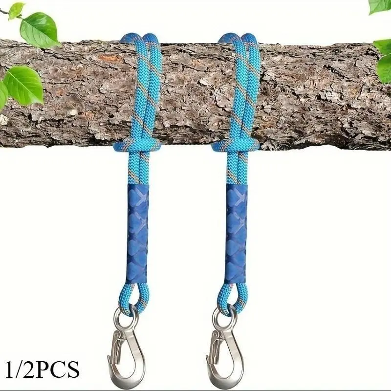 Nylon Hanging Rope, High Load Capacity, Wear-Resistant Camping Cord, Hammocks Swings Garden Patio Tie-Down