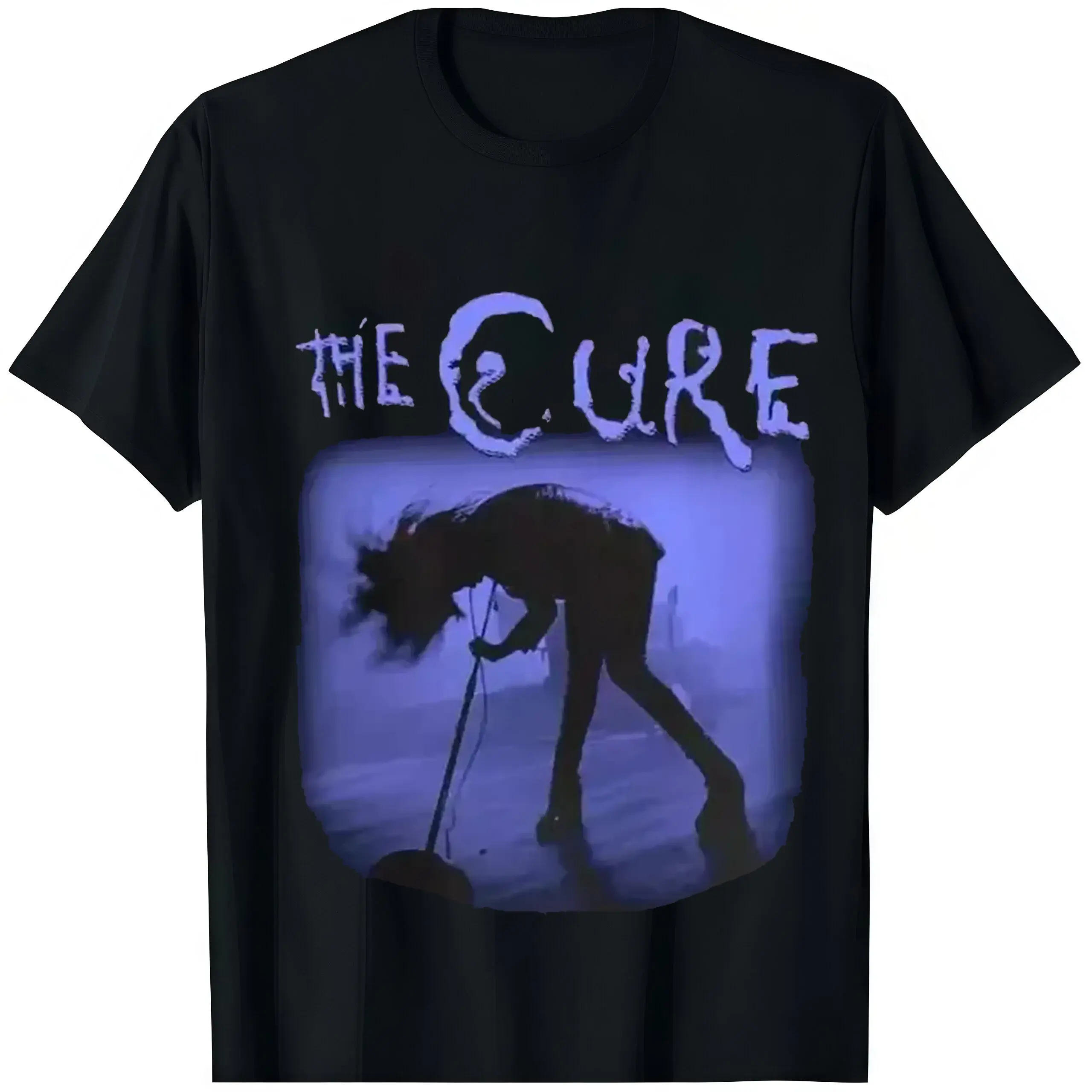 Unisex The Cure Band Graphic Short-Sleeve T-Shirt, Sporty Chic Sports Top for Casual Wear, Outdoor Activities, T Shirts, Outdoor Sports
