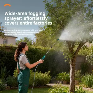 Electric sprayer for pesticide application, gardening, flower watering, disinfection, atomizing spray gun, handheld small water-pumping spray gun