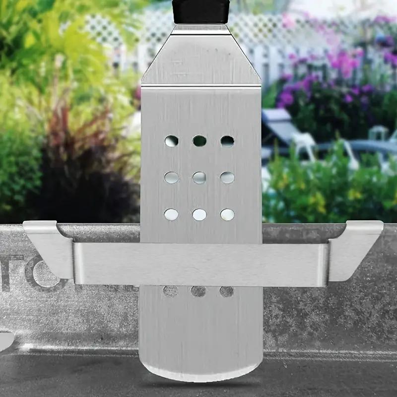 Stainless Steel Griddle Spatula Holder, 1 Count Barbecue Tool Holder Rack, Travel Accessory, Barbecue Utensil Holder for Grills & Griddles