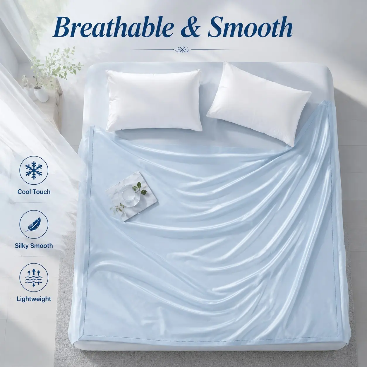 Single Layer Cool Touch Blanket for Adults Kids, Lightweight Breathable Cool Touch Summer Throw, Soft Thin Blanket for Hot Sleepers Night Sweats, Bed Sofa Couch All Season Cooling Summer Blanket