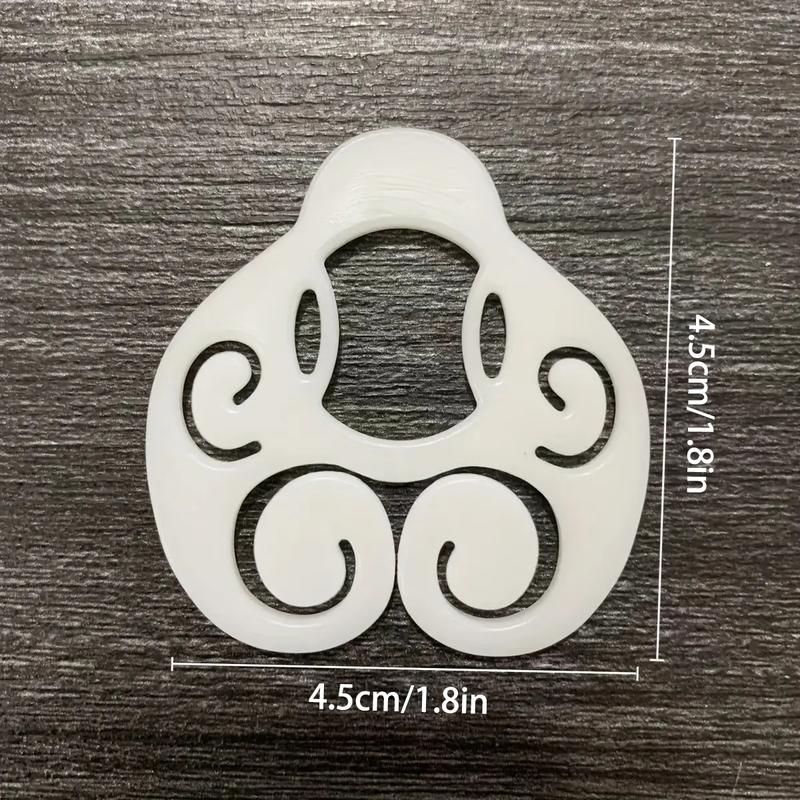 Cute White Shirt Tightening Clasp for Women, 2 Counts Multifunctional DIY Styling Clip for T-shirts, Waist, and Shirts, Versatile Fashion Accessory, Safety Pin