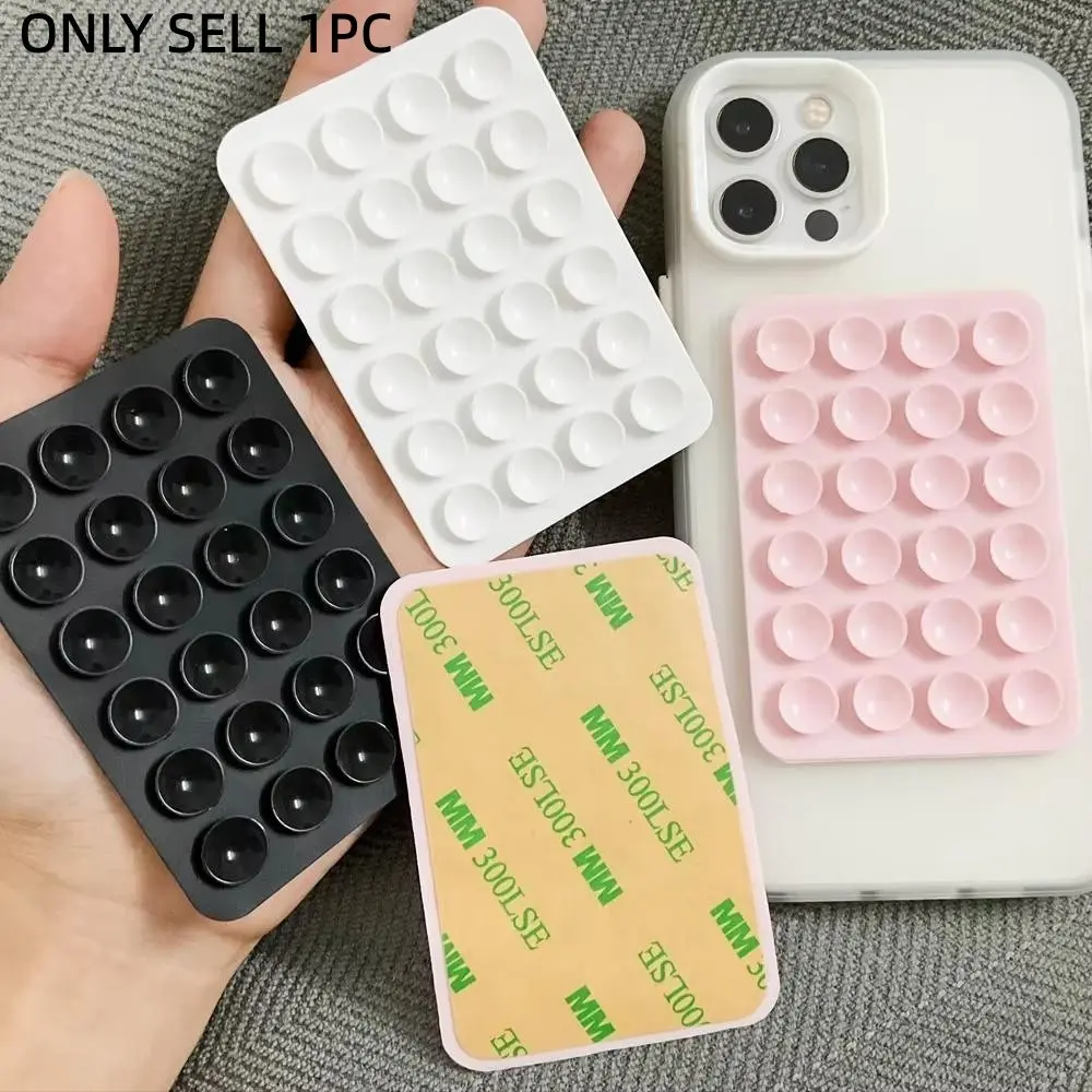 Multi-Functional Self-Adhesive Silicone Suction Cup Pads, Anti-Slip Phone Holder, Makeup Mirror Mount, Car Ornament, No Trace Adhesion