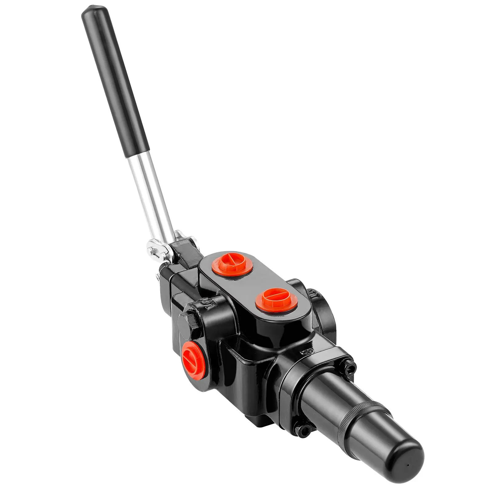 【DealsForYouDays】VEVOR Hydraulic Log Splitter Valve 1 Spool, 25 GPM Hydraulic Directional Control Valve, 3626PSI Hydraulic Loader Valve, Hydraulic Joystick Control Valve for Small Tractors, Loaders, Log Splitter