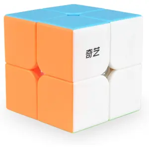 Qidi Speed Cube 2x2- Stickerless Magic Cube 2x2x2 Puzzles Toys (50mm), The Most Educational Toy to Improve Concentration.