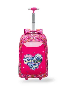 Rose Heart Graffiti Backpack, Dual-Use Luggage Bag, Large Capacity Travel Bag, Suitable for School, Outdoor, Daily Use