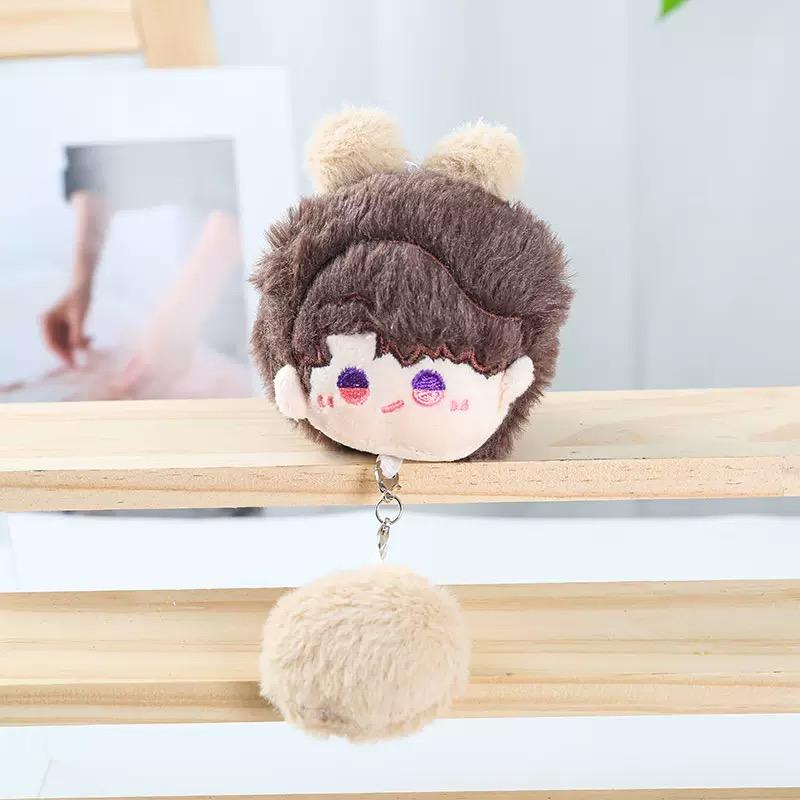 Game Love and Deepspace Xavier Sylus Rafayel Cosplay Keychain Plush Figure Doll Keyring Key Chain Bag Backpack Pendant Prop Gift