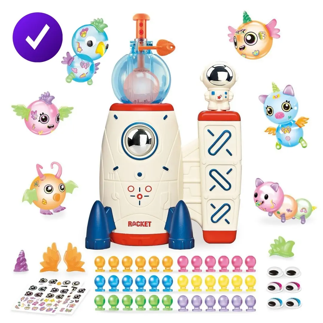 Magic Balloon DIY Sticker Ball Set, Educational Toy for Kids, Fun Party Activity Gift, Includes Box, Ages 3+, Non-Electronic