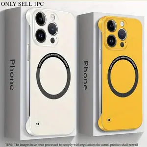 Ultra Slim PC Frameless Matte Durable Protector Phone Case For iPhone 17 16 15 14 13 12 11 Pro Max 15 16 Plus Magnetic Hard Cover Cases