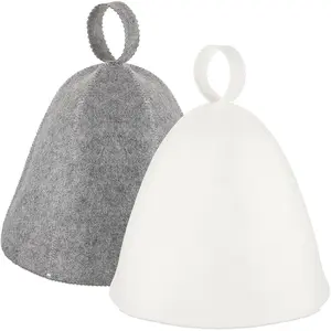 JaGely Sauna Hat for Men Women Sauna Hat Vaporarium Cap Russian Banya Cap for Bath House Accessories